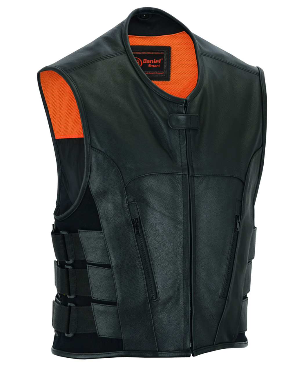 Commando Men's Leather Swat Style Motorcycle Vest – First Manufacturing  Company