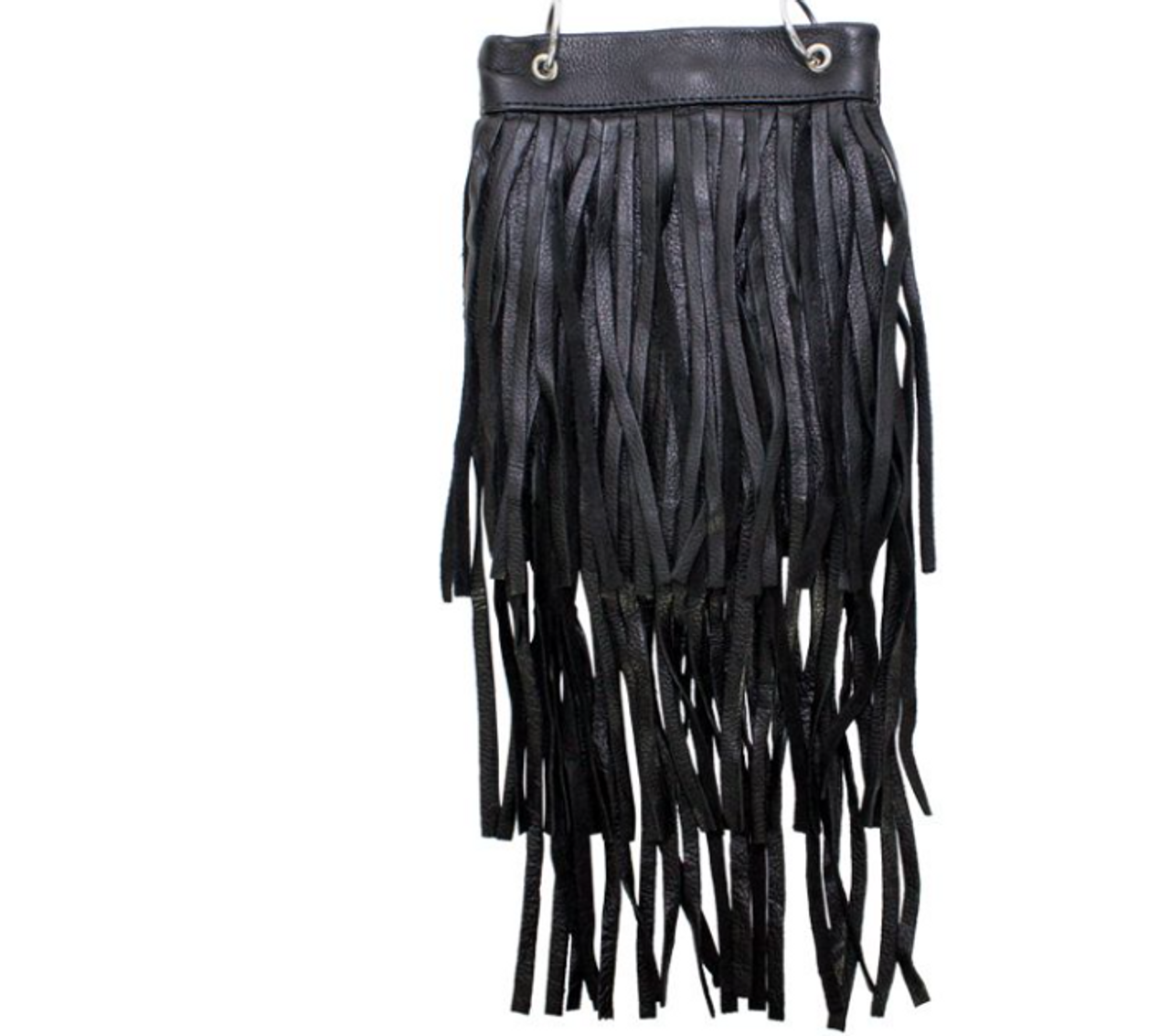 Harley-Davidson® Women's Festival Fringe Drawstring Leather Purse - Black -  Wisconsin Harley-Davidson