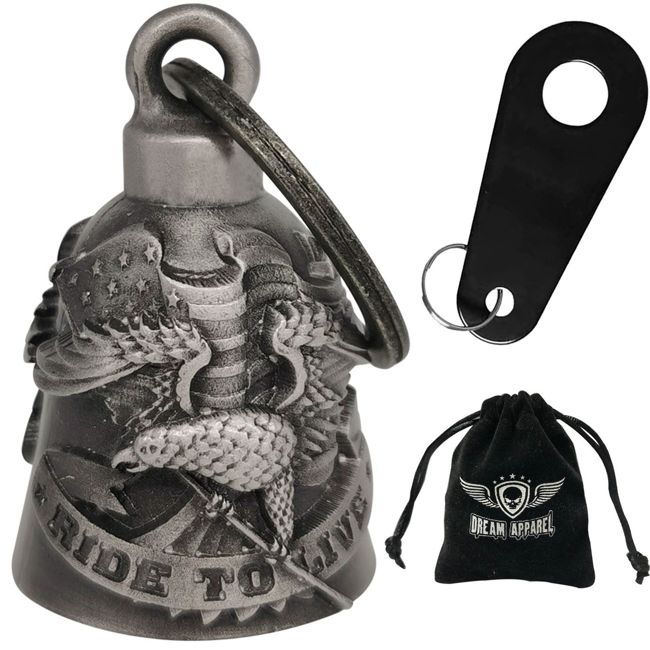 Bravo Bells Campana Portafortuna Per Moto Camion Bici - Gremlin Bell BB-87 USA