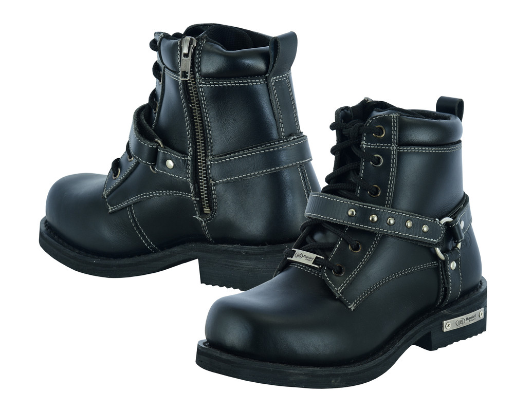 Leather Motorcycle Boots - Women's 