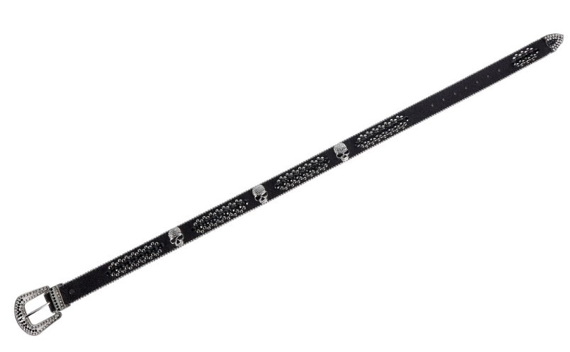 最安値•激レア✨ FML RHINESTONE BELT BLACK 再販なし 35158 Rhinestone Belt Fashion Western Bling Crystal Genuine