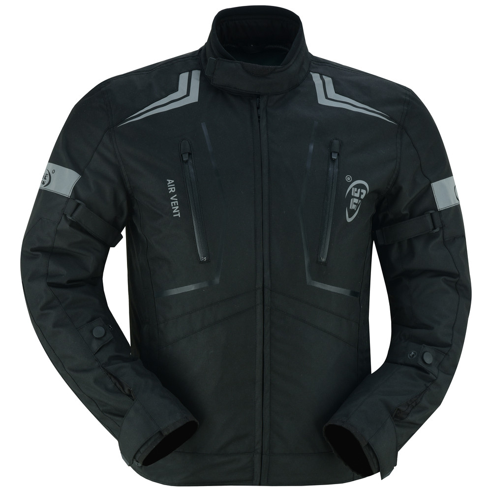 Mesh Motorcycle Jacket - Men's - Black - Up To 5XL - DS764-DS