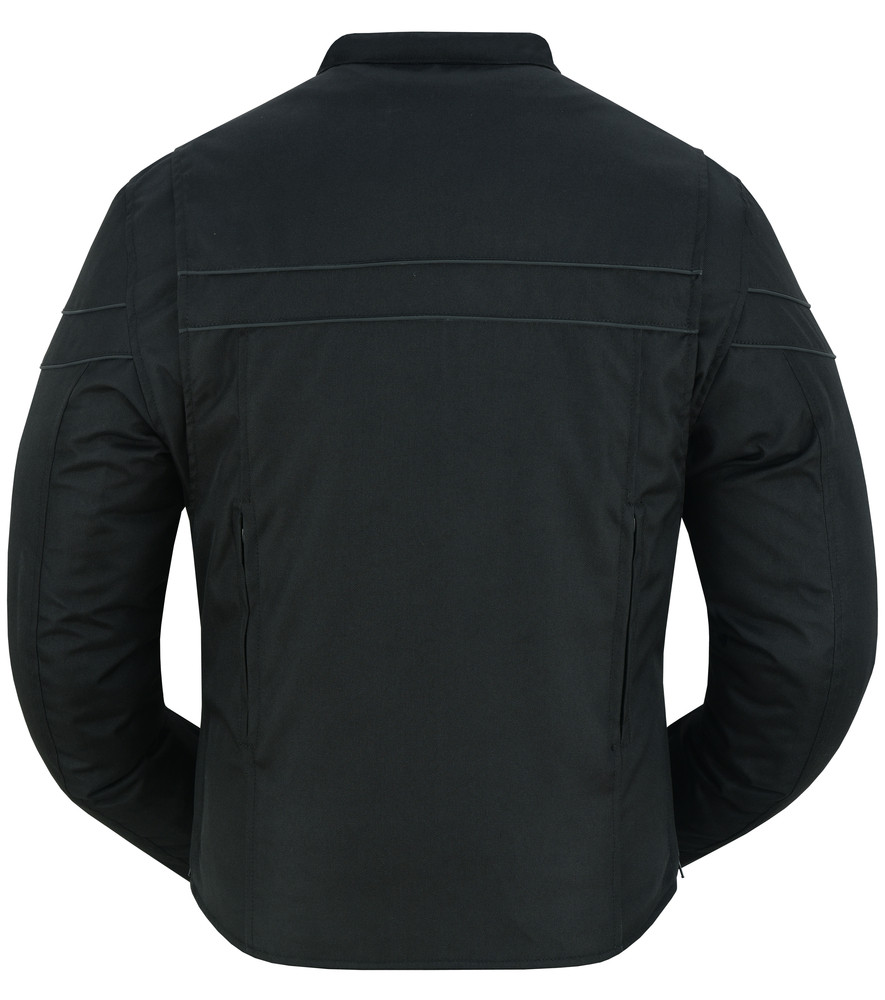 All Season Textile Motorcycle Jacket - Men's - Reflective - Black
