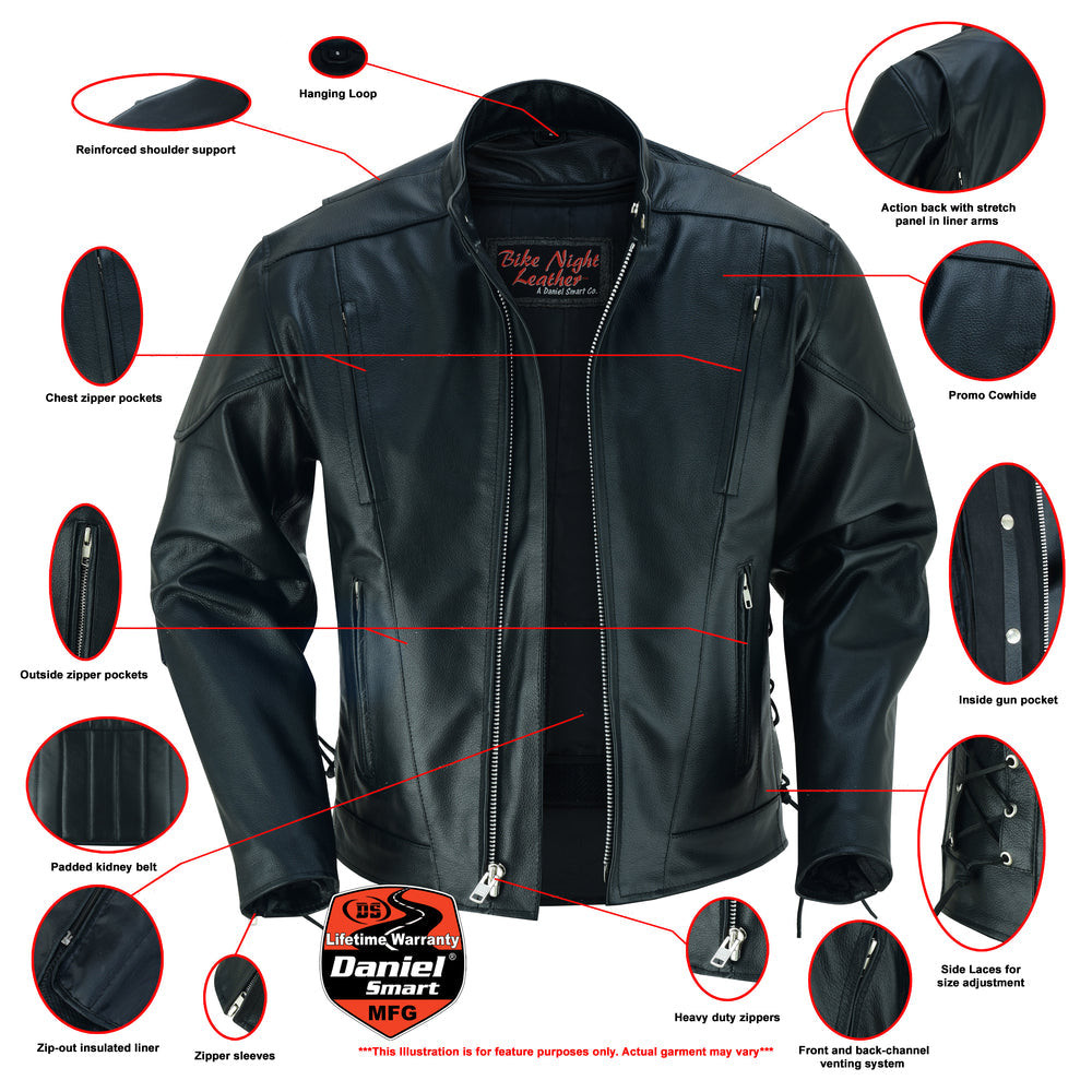 STANDARD MOTORCYCLE LEATHERS レザージャケット36 正規取扱店 666 LEATHER WEAR LJM-27TF プレーンバックサイドベルト