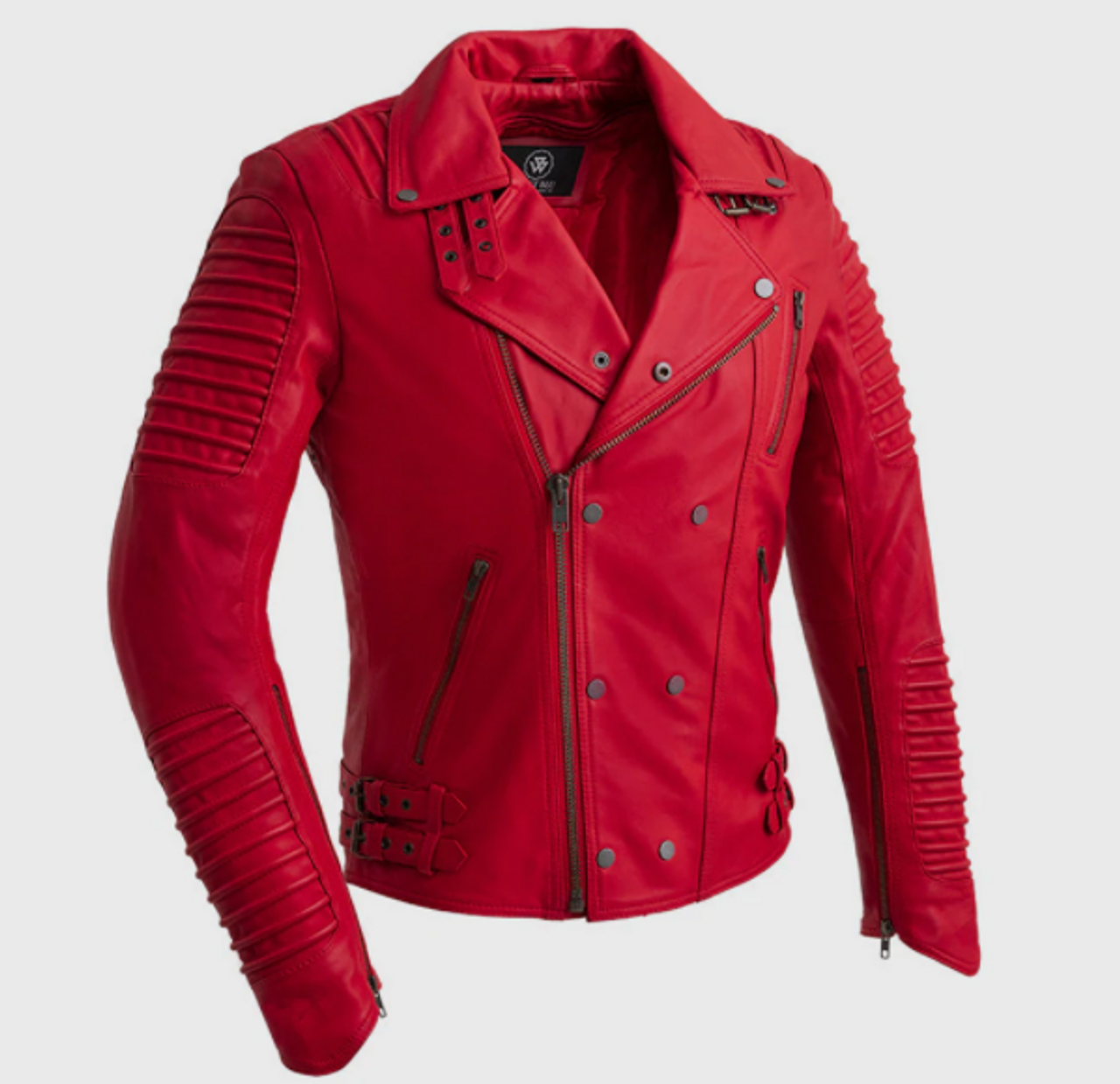 Leather Fashion Biker Colors - Brooklyn Men\'s WBM2806-FM Six - - Jacket 