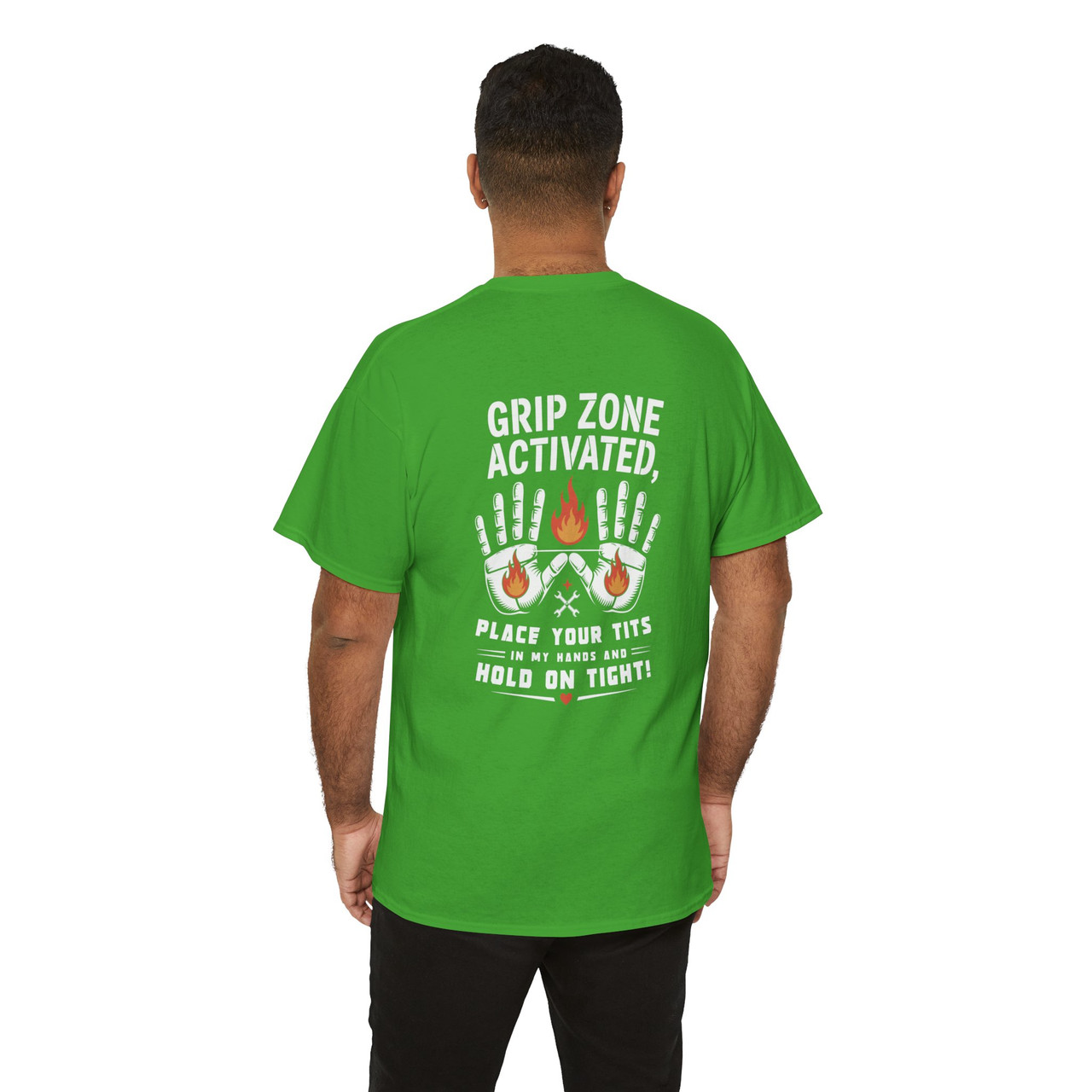 Motorcycle T-Shirt - Grip Zone Activated - Place Your Tits in My