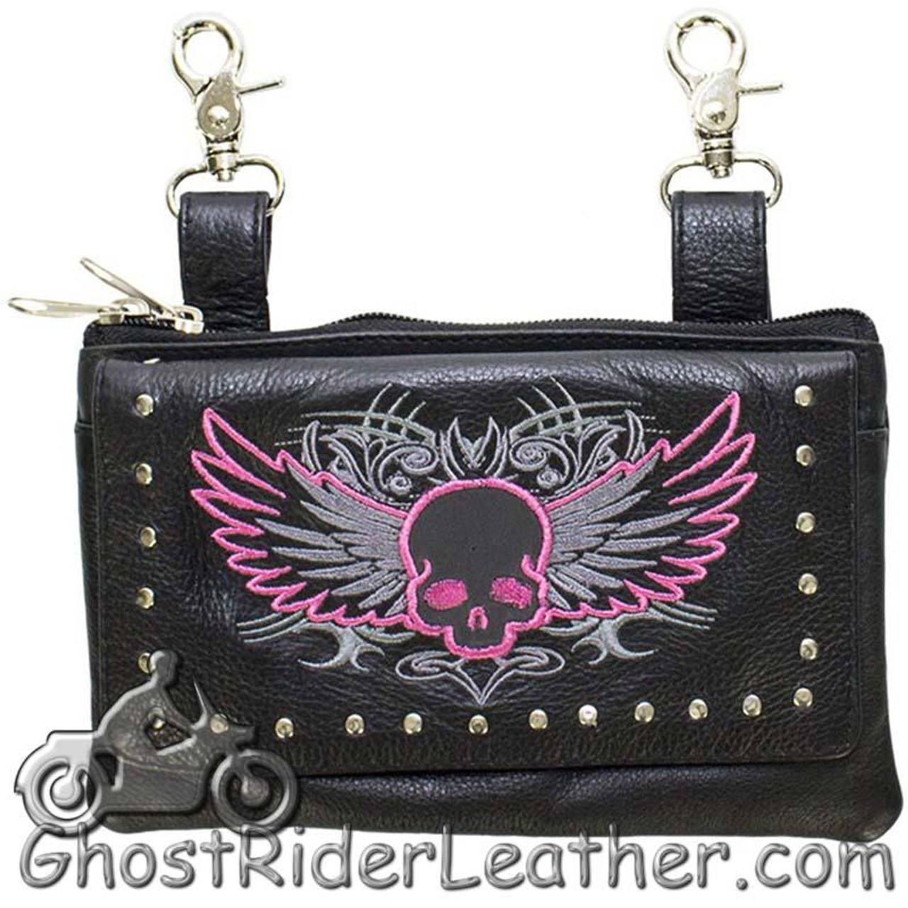 Ladies Skull Belt Loop/Shoulder Strap Purse