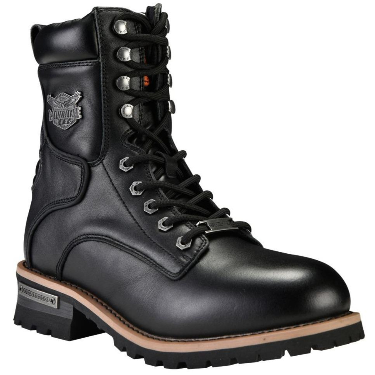 biker leather boots for men