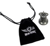 Motorcycle Ride Bell - Rebel Flag - Confederate - Gun Metal - BL20-GM-DL