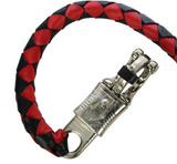 Get Back Whip - Black and Red Leather - 36 Inches - GBW6-11S-DL