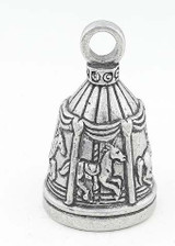 Carousel - Pewter - Motorcycle Guardian Bell - Made In USA - SKU GB-CAROUSEL-DS