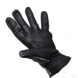 Leather Motorcycle Gloves - Men's - Camo - Camouflage - Full Finger - HMG440-VL