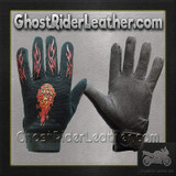 Mechanics Gloves with Flames - SKU GLZ49-DL