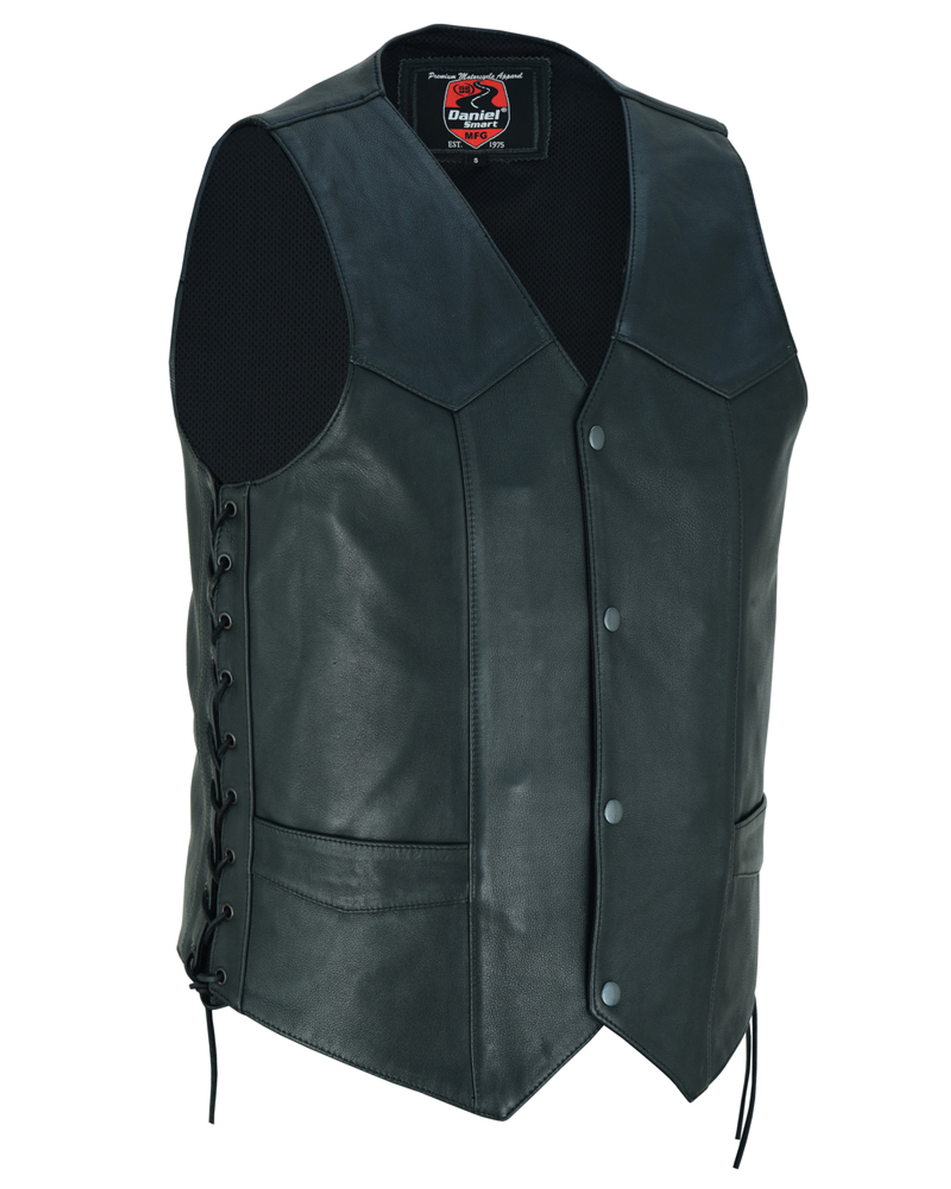 The Best Leather Motorcycle Vests For Men Are Available Here