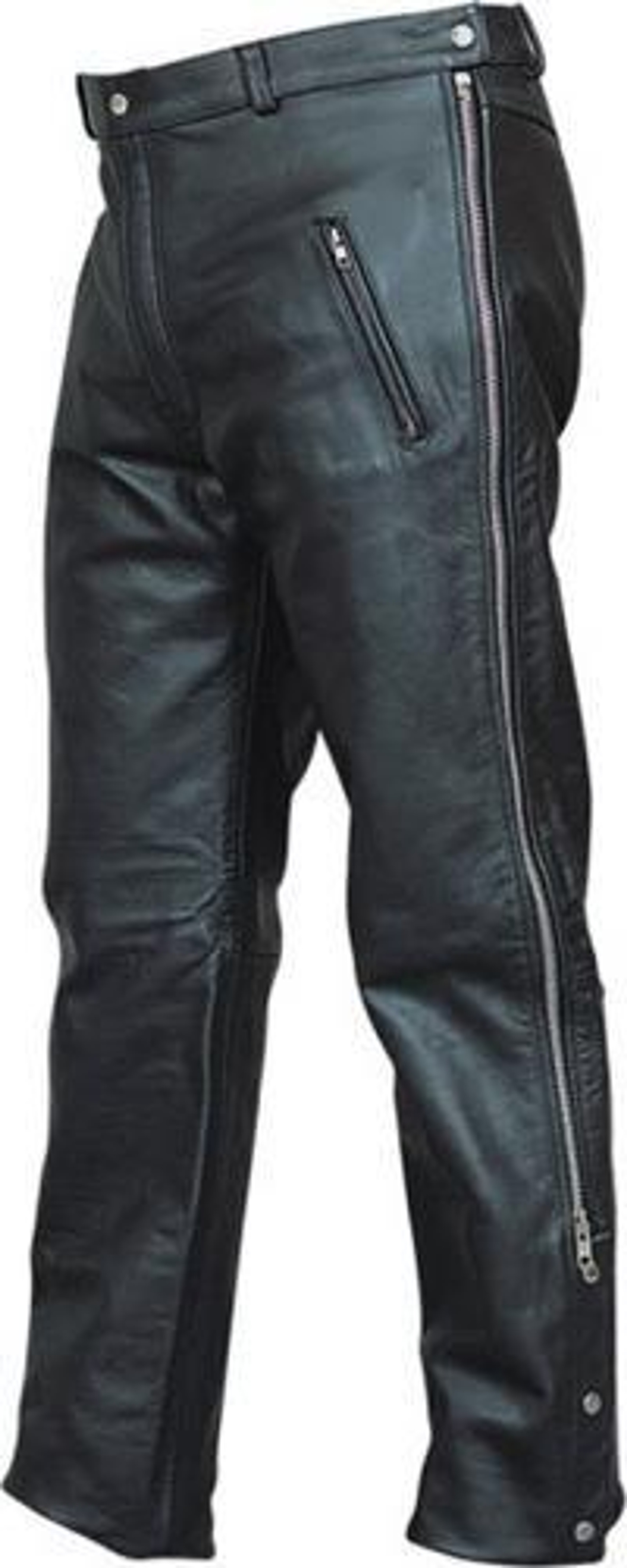 Men's Leather Assless Chaps Motorcycle Chaps Biker Chaps