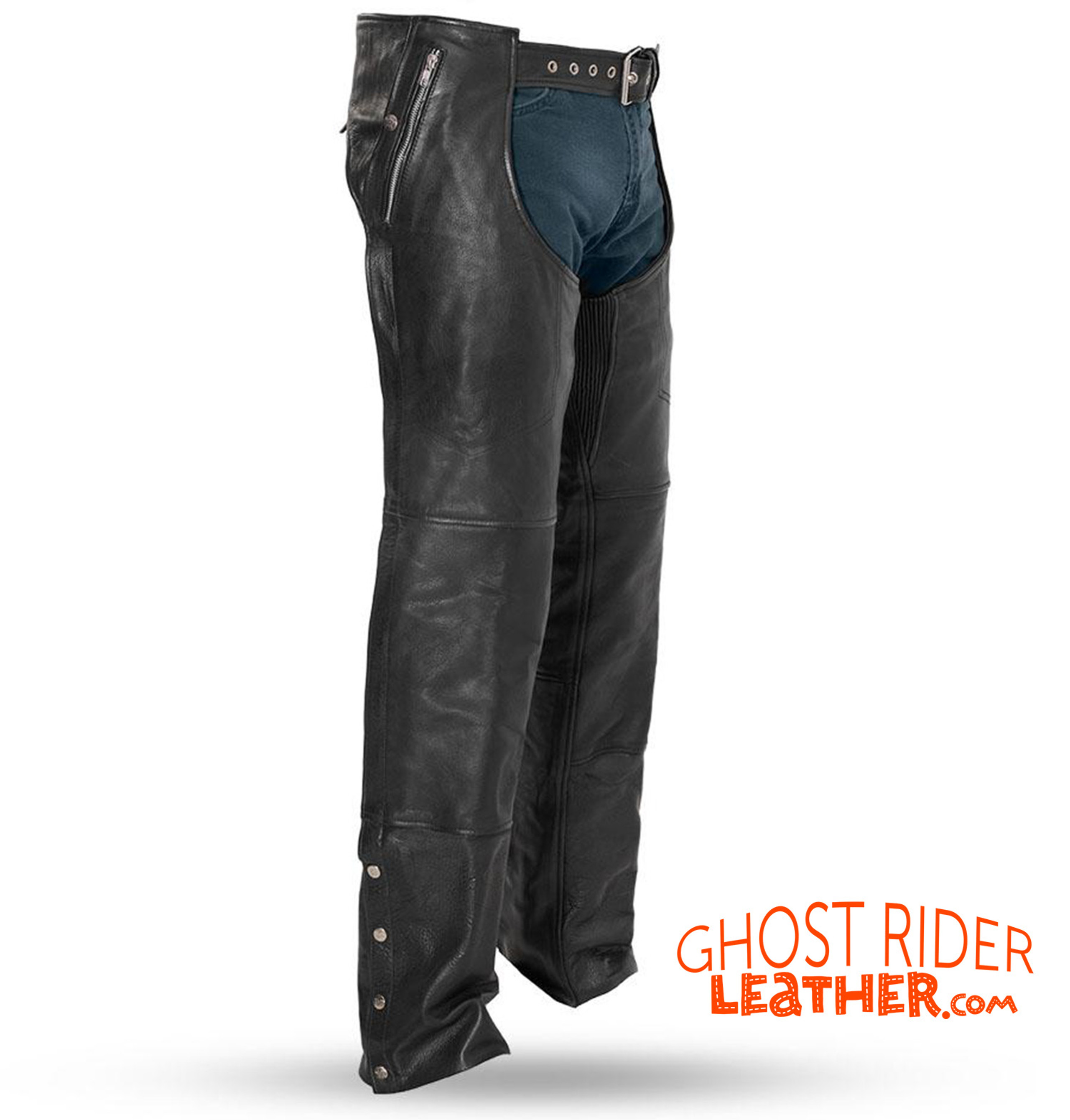 Leather Chaps Womens Booty Fringe Motorcycle Al2407 Al 1169