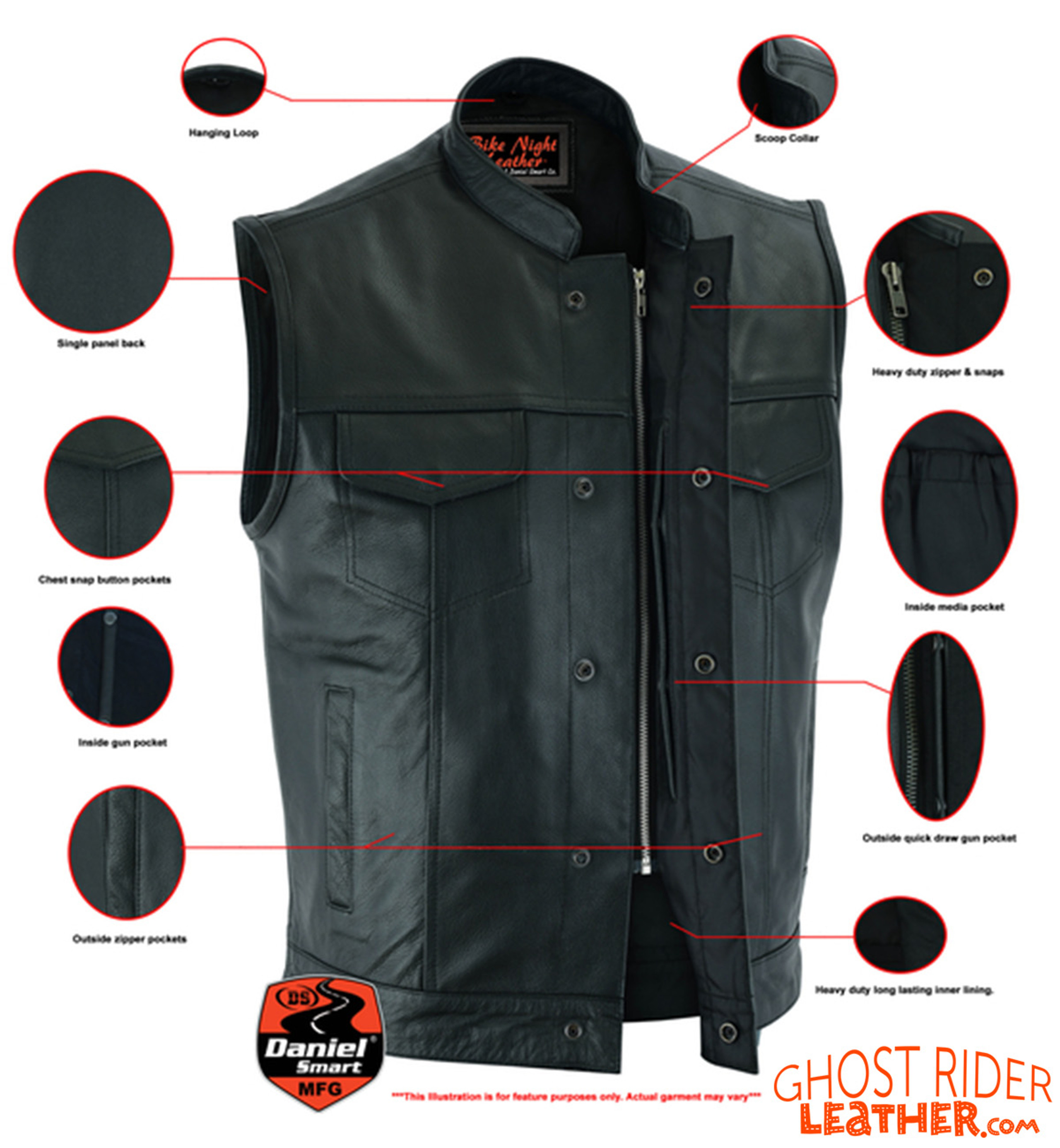Best Motorcycle Jackets - Best Leather Vests - Biker Chaps
