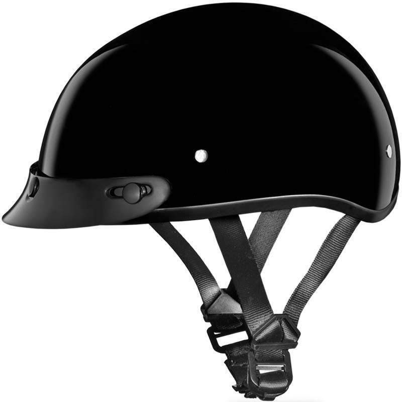 DOT Motorcycle Helmet Children's Skull Cap Shorty CD1ADH