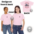 2nd Amendment Sisterhood - 2A - Rocker Patch Skull - Multiple Colors - T-Shirt - Unisex Heavy Cotton Tee