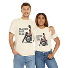 Motorcycle T-Shirt - Leather Lust Lead - Dominatrix - Ballet Boots - Color Choice - Unisex Tee