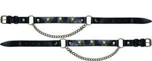 Pair of Biker Boot Chains - Texas Star - Motorcycle Accessories - BC9-DL