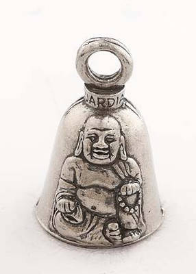 Buddha - Pewter - Motorcycle Guardian Bell - Made In USA - SKU GB-BUDDHA-DS