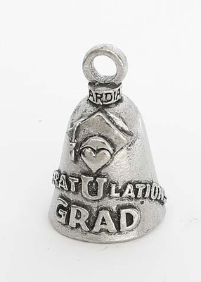 Graduate - Pewter - Motorcycle Guardian Bell® - Made In USA - SKU GB-GRADUATE-DS