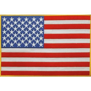 American Flag - USA Flag - Vest or Jacket Patch - PAT-B102-DL