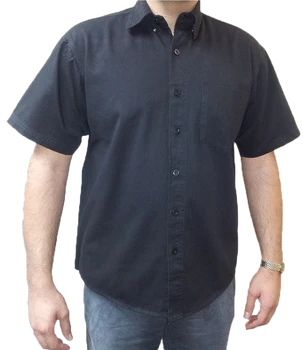 Men's Cotton Twill Mechanic Shirt With Snap Down Collar - AL2910-AL
