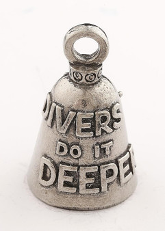 Scuba Diver - Pewter - Motorcycle Guardian Bell® - Made In USA - SKU GB-SCUBA-DIVER-DS Scuba Diver - Pewter - Motorcycle Guardian Bell® - Made In USA - SKU GB-SCUBA-DIVER-DS