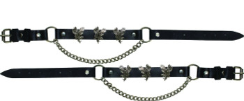 Pair of Biker Boot Chains - Soaring Eagle - Motorcycle - BC17-DL