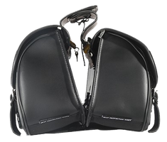 Saddlebags - PVC - Slanted - Motorcycle Luggage - SD4089-NS-PV-DL
