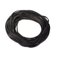 Leather Lacing - Black - 50 Feet - Accessories - CE50-GRL