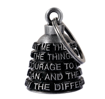 Motorcycle Ride Bell - 3D - Serenity Prayer - Spirit Bell - Gremlin - DBL90-11-DL