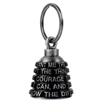 Motorcycle Ride Bell - 3D - Serenity Prayer - Spirit Bell - Gremlin - DBL90-11-DL