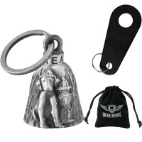 Motorcycle Ride Bell - 3D - Fire Hydrant Dog Fireman - Spirit Bell - Gremlin - DBL35-11-DL