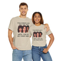 When Nobody Knew Who You Were - Knees - Monica Kamala Colin - T-Shirt - Unisex Heavy Cotton Tee