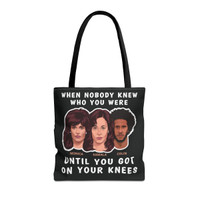 When Nobody Knew Who You Were - Knees - Monica Kamala Colin - Black Tote Bag