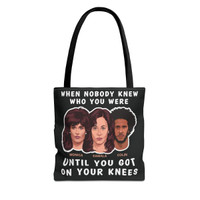 When Nobody Knew Who You Were - Knees - Monica Kamala Colin - Black Tote Bag