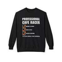 Professional Cafe Racer - Checklist - Funny - Color Choices - Unisex Fleece Sweatshirt