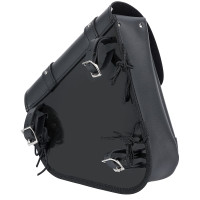 Swing Arm Bag - PVC - Left - Black - Motorcycle Storage - C-SAB01-L-DL