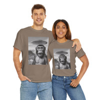 Funny Animal Selfie - Monkey Chimp - UFOs - Photobomb T-Shirt - Choice of Colors - Unisex Tee
