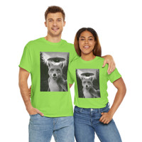 Funny Animal Selfie - Fox - UFOs - Photobomb T-Shirt - Choice of Colors - Unisex Tee