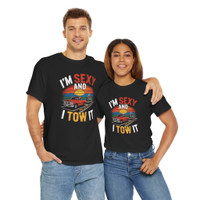 Motorcycle T-Shirt - I'm Sexy and I Tow It - Truck Towing Bike - Color Choice - Unisex Tee