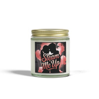 Scented Candle - Steam Me Up - Couple in Shower - Amber or Clear Jar - Perfect Gift for Bikers & Home Decor