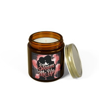 Scented Candle - Steam Me Up - Couple in Shower - Amber or Clear Jar - Perfect Gift for Bikers & Home Decor