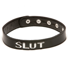 Slut Collar - 50 Shades of Grey Style - Bondage or Motorcycle Riding - 2031-ALR