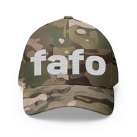 fafo - F Around Find Out - Embroidered Cap - Motorcycle Trucker Hat - Color Choice.