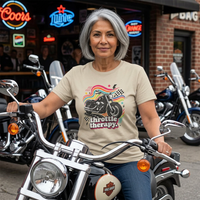 T-Shirt - Dopamine Art - Throttle Therapy - Motorcycle - Biker Ride Tee.