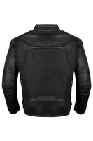 Motorcycle Racer Jacket - Men's - Textile with Reflectors - T-MJ444-MX-DL